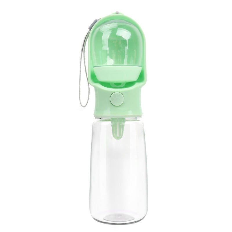 Portable Pet Water Bottle with Food Storage