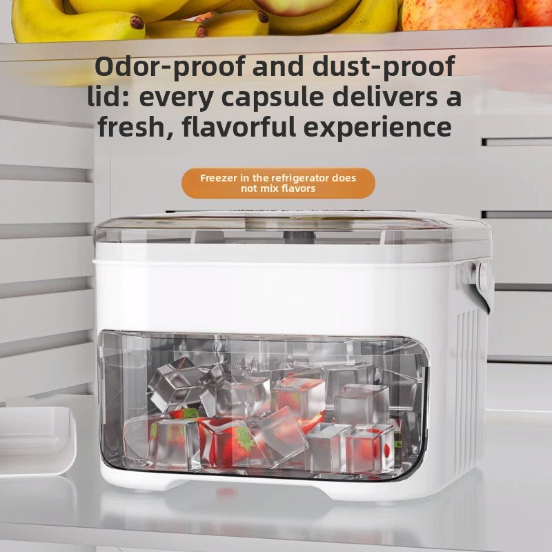 Homemade Ice Cube Maker with Pressing Function