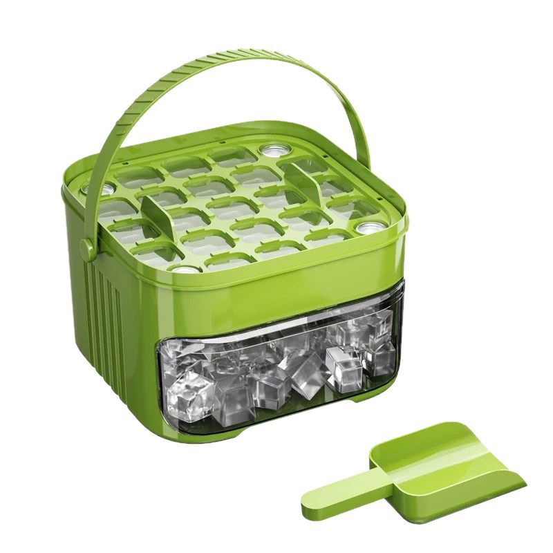 Homemade Ice Cube Maker with Pressing Function