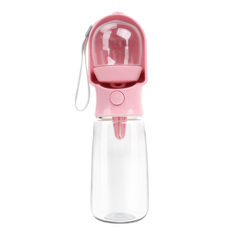 Portable Pet Water Bottle with Food Storage