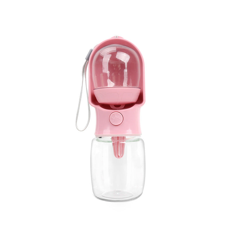 Portable Pet Water Bottle with Food Storage